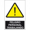 Señal Peligro Personal Trabajando JULIO GARCÍA