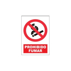 Señal Prohibido Fumar JULIO...