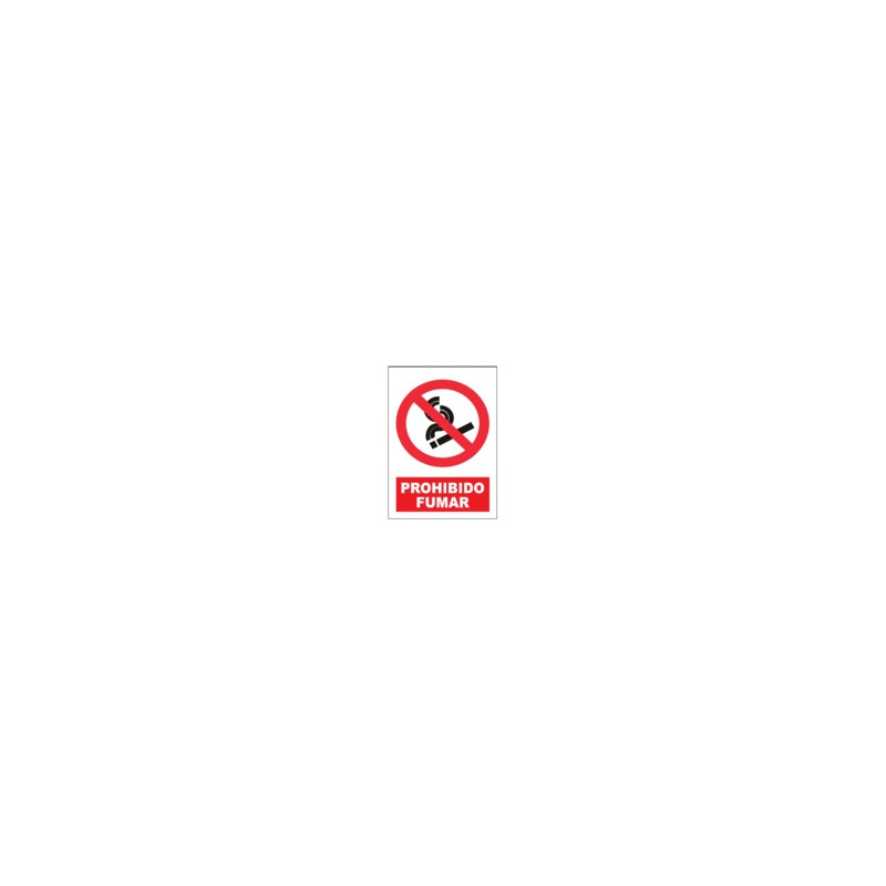 Señal Prohibido Fumar JULIO GARCÍA