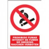 Señal Prohibido Fumar 4 Idiomas JULIO GARCÍA