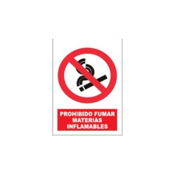 Señal Prohibido Fumar...