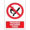 Señal Prohibido Encender Fuego JULIO GARCÍA
