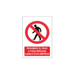 Señal Prohibido El Paso A...