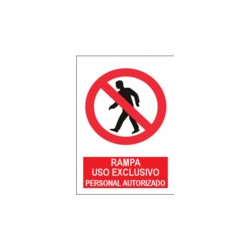 Señal Rampa Uso Exclusivo...