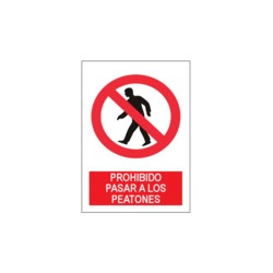 Señal Prohibido Pasar A...