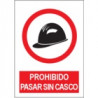 Señal Prohibido Pasar Sin Casco JULIO GARCÍA