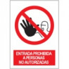 Señal Entrada Prohibida A Personas No Autorizadas JULIO GARCÍA
