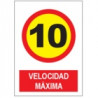 Señal Velocidad Máxima 10 JULIO GARCÍA