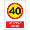 Señal Velocidad Máxima 40 JULIO GARCÍA