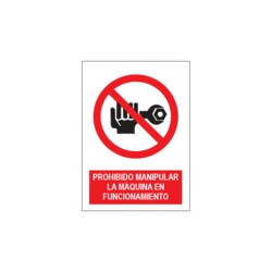 Señal Prohibido Manipular...