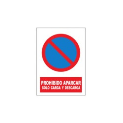 Señal Prohibido Aparcar...