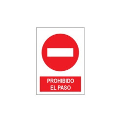 Señal Prohibido El Paso...