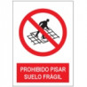 Señal Prohibido Pisar Suelo Frágil JULIO GARCÍA