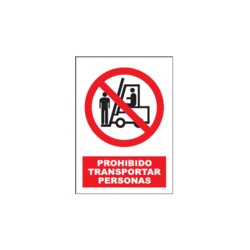 Señal Prohibido Transportar...