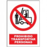 Señal Prohibido Transportar Personas JULIO GARCÍA