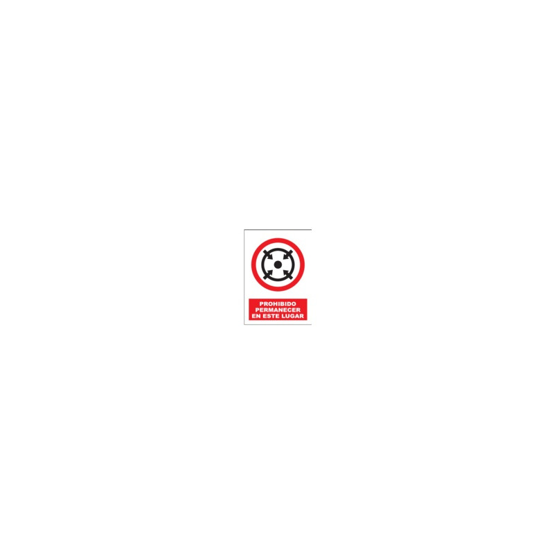 Señal Prohibido Permanecer En Este Lugar JULIO GARCÍA