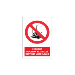 Señal Prohibido Depositar...