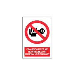 Señal Prohibido Efectuar...