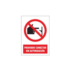 Señal Prohibido Conectar...