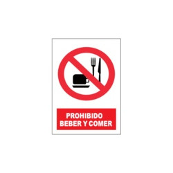 Señal Prohibido Beber Y...