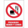 Señal Prohibido Beber Y Comer JULIO GARCÍA