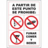 Señal A Partir De Este Punto Se Prohíbe: Fumar, Comer Y Beber JULIO GARCÍA