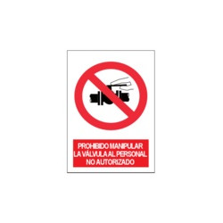 Señal Prohibido Manipular...