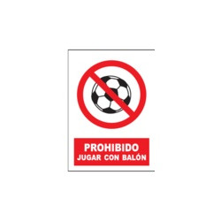 Señal Prohibido Jugar Con...