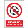 Señal Prohibido Jugar Con El Balón JULIO GARCÍA