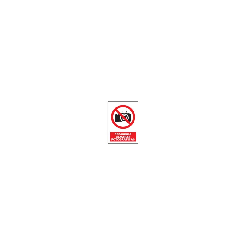 Señal Prohibido Cámaras Fotográficas JULIO GARCÍA