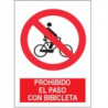 Señal Prohibido El Paso Con Bicicleta JULIO GARCÍA
