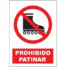 Señal Prohibido Patinar JULIO GARCÍA