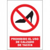 Señal Prohibido El Uso De Calzado Con Tacón JULIO GARCÍA