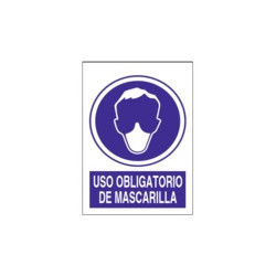 Señal Uso Obligatorio De Mascarilla JULIO GARCÍA