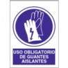 Señal Uso Obligatorio De Guantes Aislantes JULIO GARCÍA