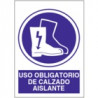 Señal Uso Obligatorio De Calzado Aislante JULIO GARCÍA