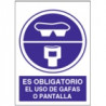 Señal Uso Obligatorio De Gafas O Pantalla JULIO GARCÍA