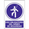 Señal Uso Obligatorio Del Arnés De Seguridad JULIO GARCÍA