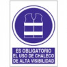Señal Es Obligatorio El Uso De Chaleco De Alta Visibilidad JULIO GARCÍA
