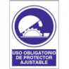 copy of Señal Uso Obligatorio De Protector Ajustable JULIO GARCÍA