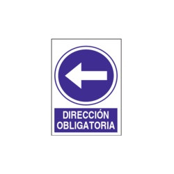 Señal Dirección Obligatoria...