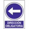 Señal Dirección Obligatoria Izquierda JULIO GARCÍA
