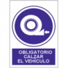 Señal Obligatorio Calzar El Vehículo JULIO GARCÍA