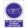 Señal Obligatorio Eliminar Las Puntas  JULIO GARCÍA
