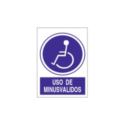 Señal Uso De Minusválidos...
