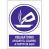 Señal Obligatorio Apagar El Cigarro A Partir De Aquí  JULIO GARCÍA