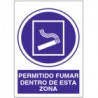 Señal Permitido Fumar Dentro De Esta Zona JULIO GARCÍA