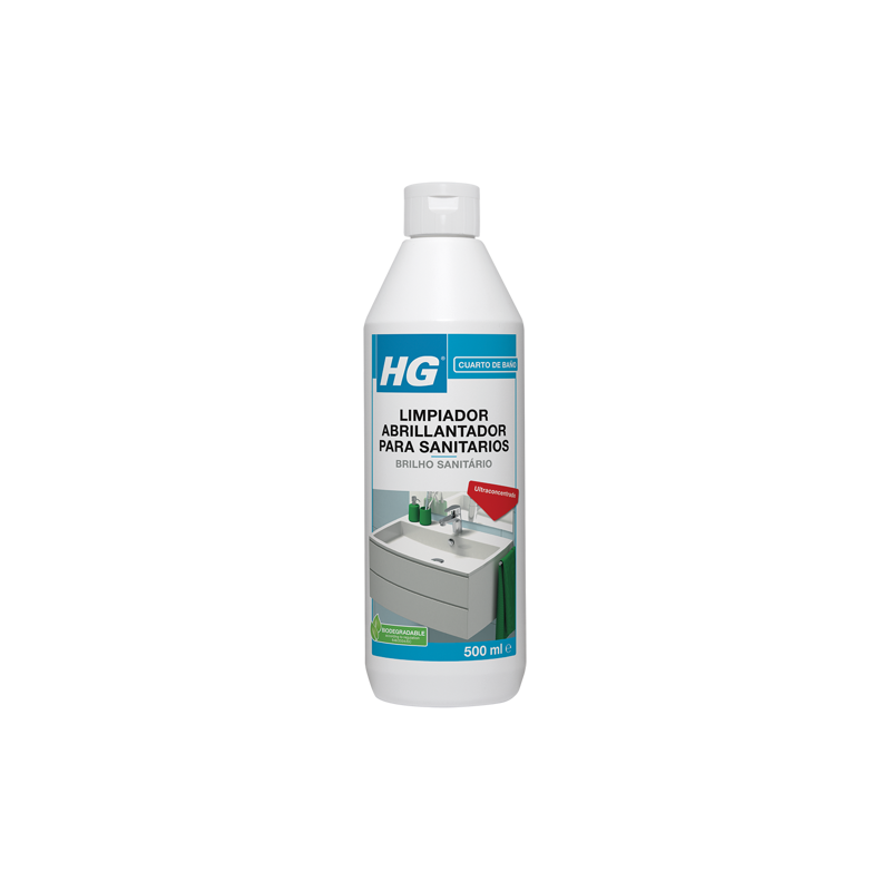 HG Limpiador Abrillantador para Sanitarios 500 ml.