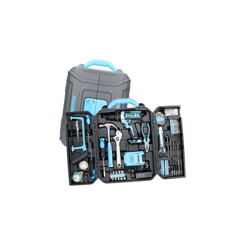 SET TALADRO PERCUTOR CON HERRAMIENTAS