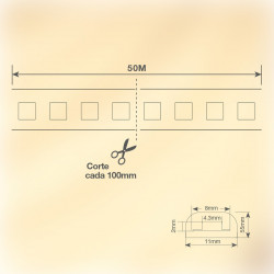 Tira Led luz día 700 Lm/mt